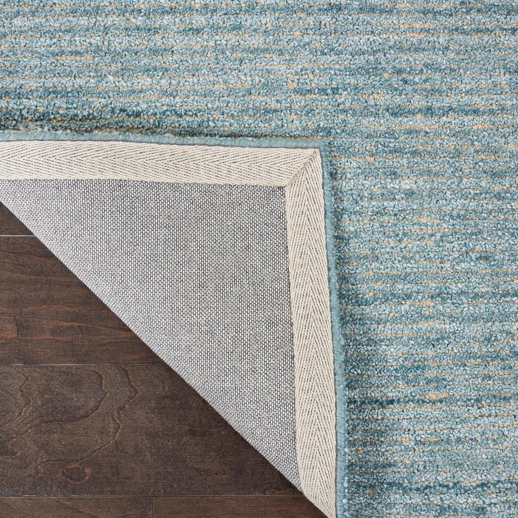 Nourison Home Weston WES01 Light Blue Indoor Runner - Modern Tufted Handmade Medium Pile