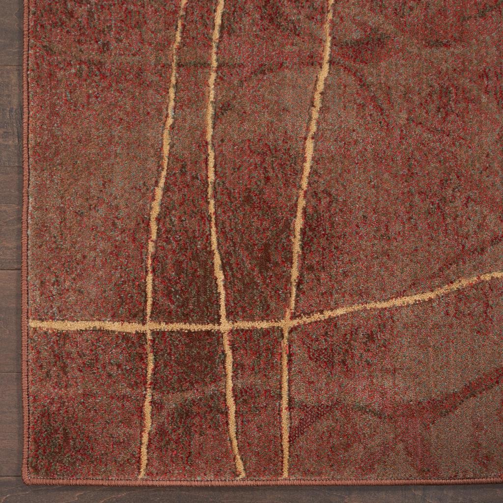 Nourison Home Somerset ST74 Multicolor Indoor Runner - Rustic Power Loomed Machine Made Medium Pile