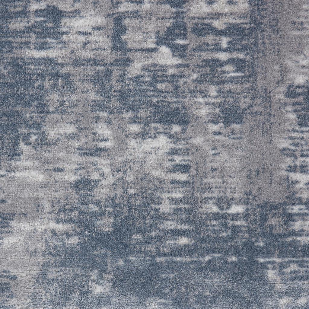 Nourison Home Rustic Textures RUS05 Grey Indoor Runner - Modern Power Loomed Machine Made Medium Pile