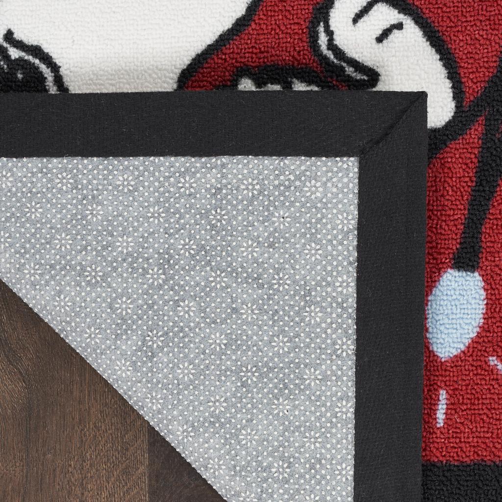 Nourison Home Pnt02 Peanuts/Enhcx PNE28 Red Indoor Rectangle Area Rug - Seasonal Power Loomed Machine Made Medium Pile