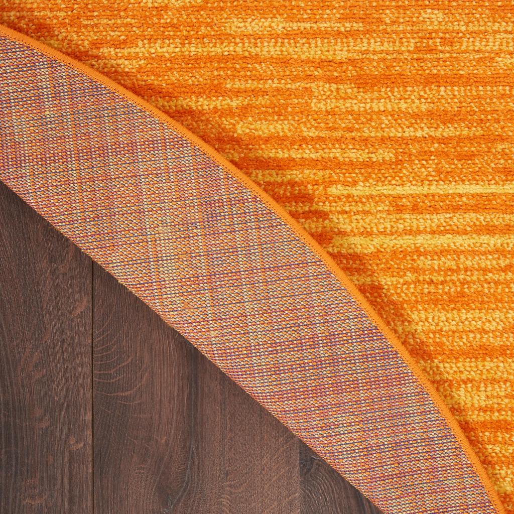 Nourison Home Nourison Essentials NRE01 Sunburst Indoor/Outdoor Round Area Rug - Outdoor Power Loomed Machine Made Low Pile