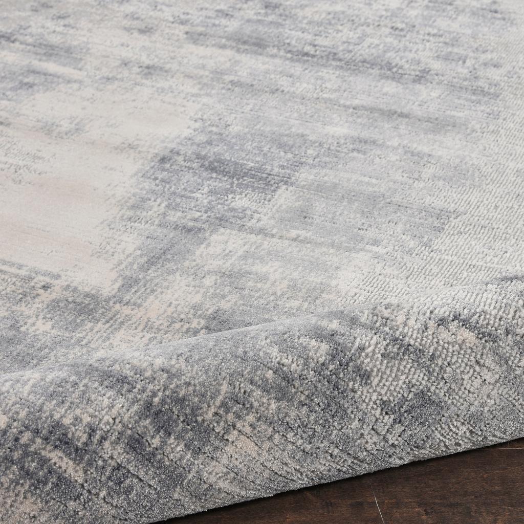 Nourison Home Rustic Textures RUS02 Blue Ivory Indoor Runner - Modern Power Loomed Machine Made Medium Pile