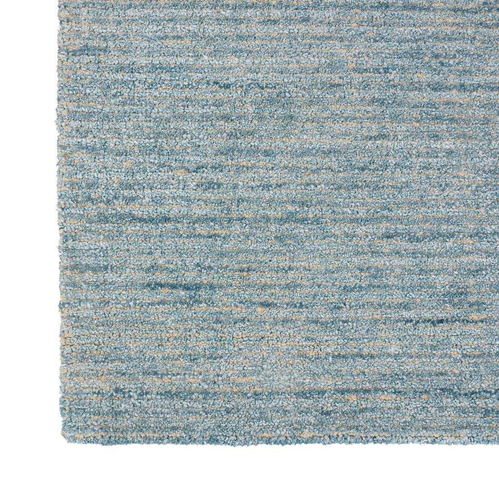 Nourison Home Weston WES01 Light Blue Indoor Rectangle Area Rug - Modern Tufted Handmade Medium Pile