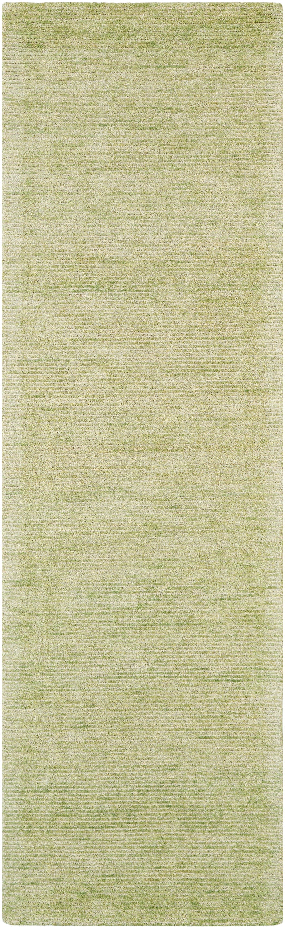 Nourison Home Weston WES01 Green Indoor Runner - Modern Tufted Handmade Medium Pile