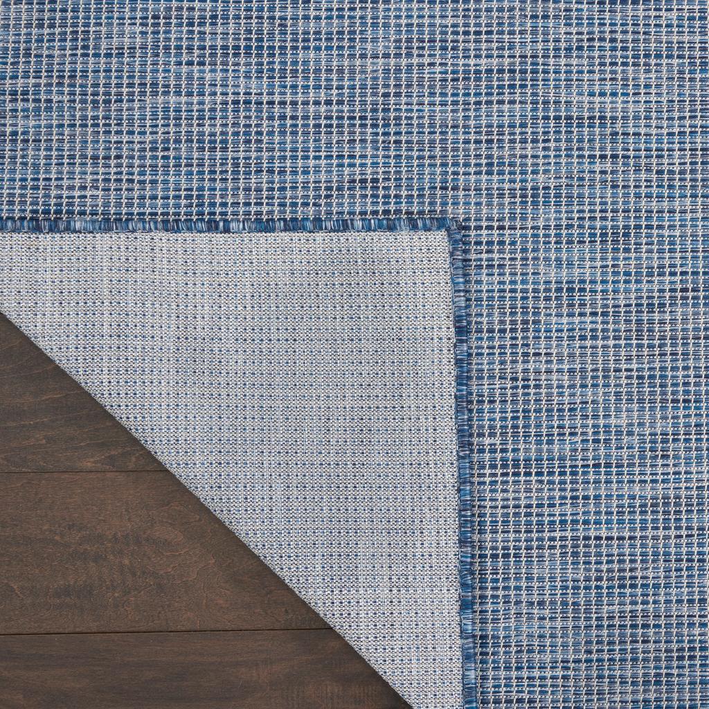 Nourison Home Positano POS01 Navy Blue Indoor/Outdoor Runner - Modern Power Loomed Machine Made Low Pile