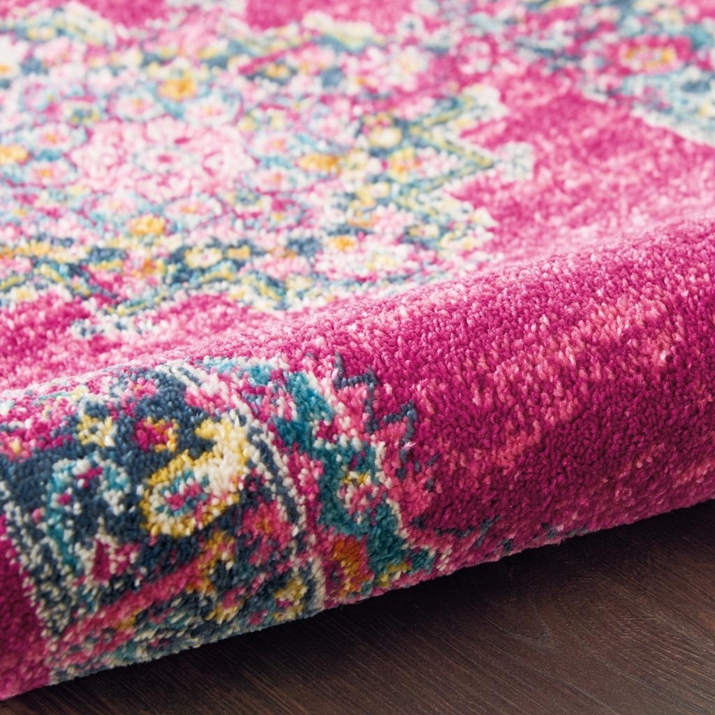 Nourison Home Passion PSN03 Pink Fuchsia Indoor Runner - Bohemian Power Loomed Machine Made Medium Pile