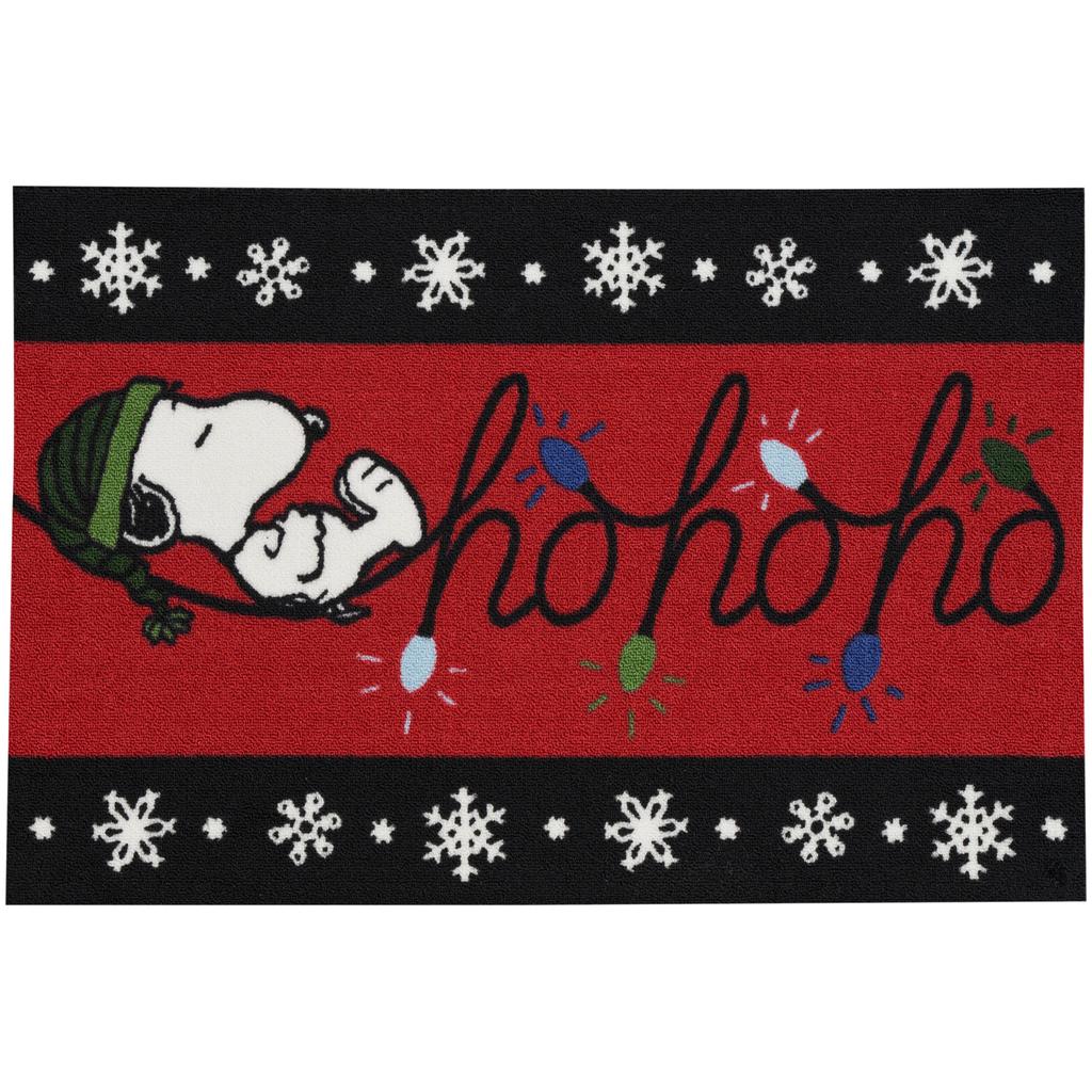 Nourison Home Pnt02 Peanuts/Enhcx PNE28 Red Indoor Rectangle Area Rug - Seasonal Power Loomed Machine Made Medium Pile