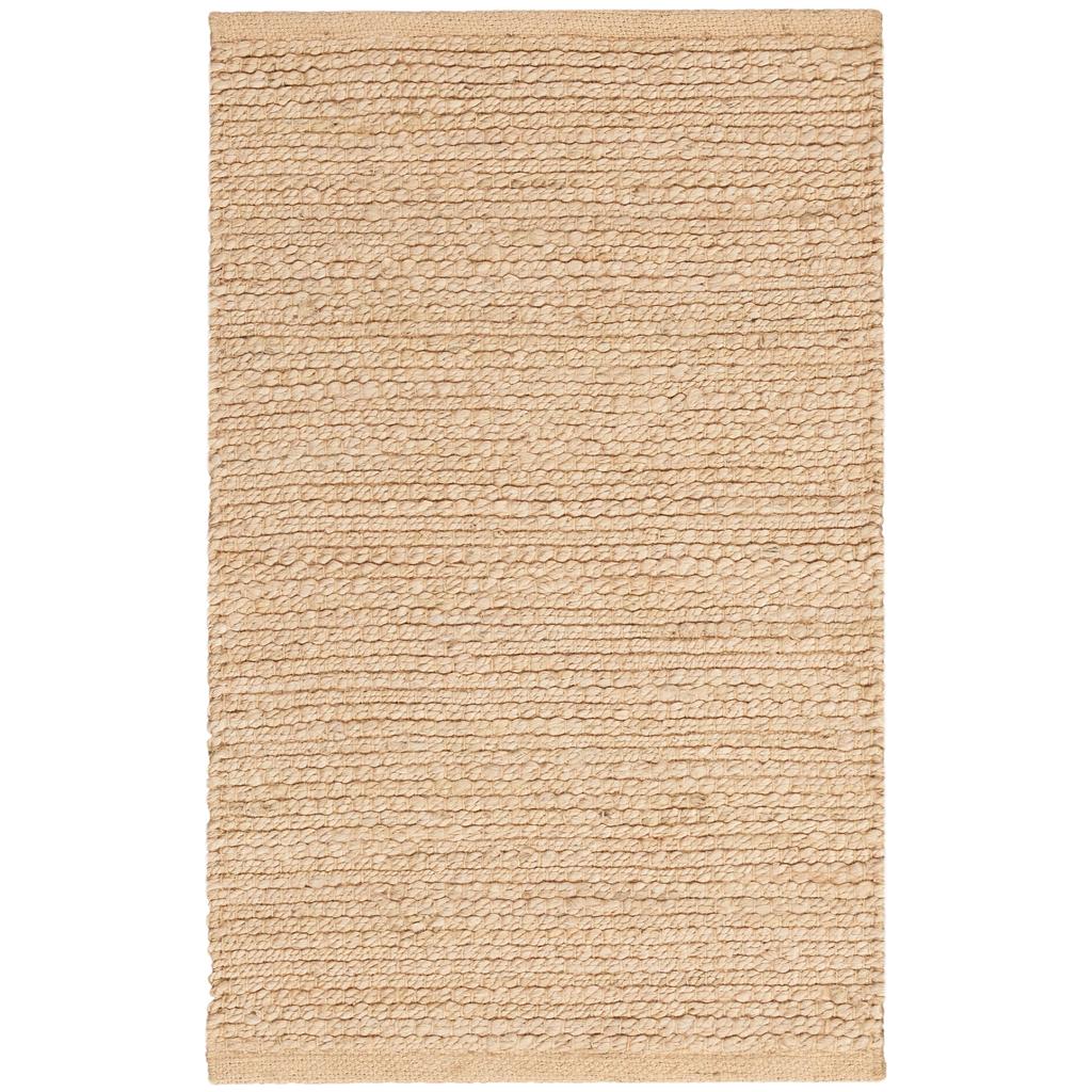Nourison Home Natural Jute NJT01 Bleached Indoor Rectangle Area Rug - Farmhouse Hand Woven Handmade Medium Pile