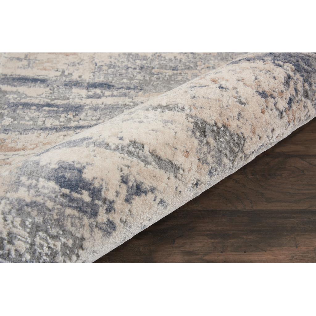 Nourison Home Rustic Textures RUS04 Beige and Grey Beige Grey Indoor Runner - Modern Power Loomed Machine Made Medium Pile