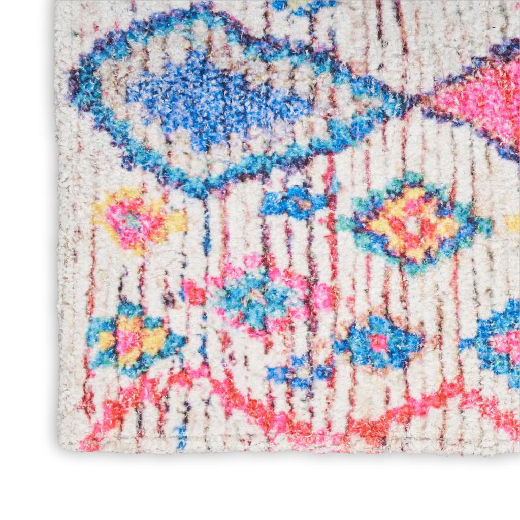 Nourison Home Rosedale RDL20 Yellow Yellow 605 Indoor Runner - Bohemian Power Loomed Machine Made High Pile