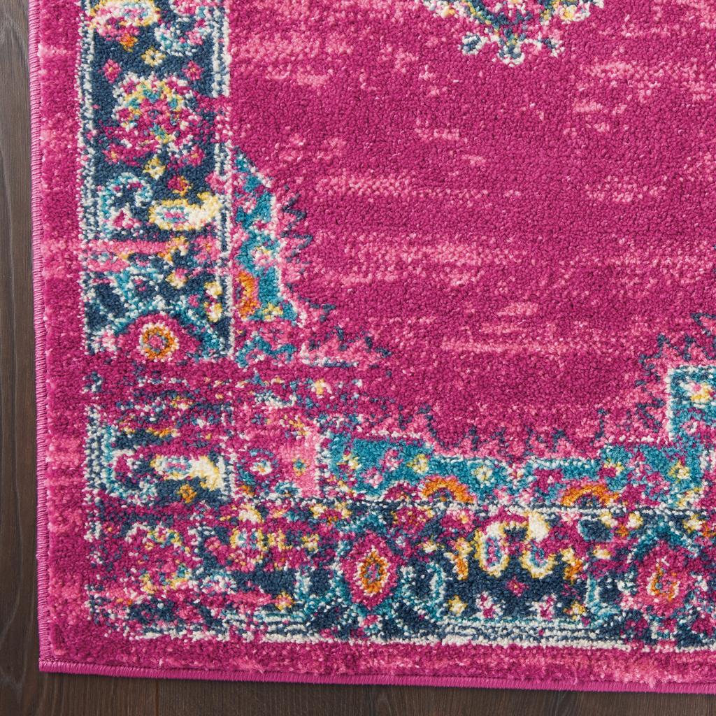 Nourison Home Passion PSN03 Pink Fuchsia Indoor Runner - Bohemian Power Loomed Machine Made Medium Pile