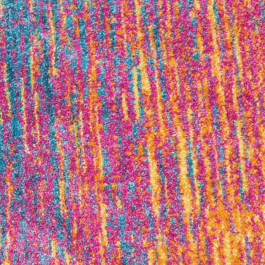 Nourison Home Passion PSN09 Multicolor Indoor Round Area Rug - Modern Power Loomed Machine Made Medium Pile