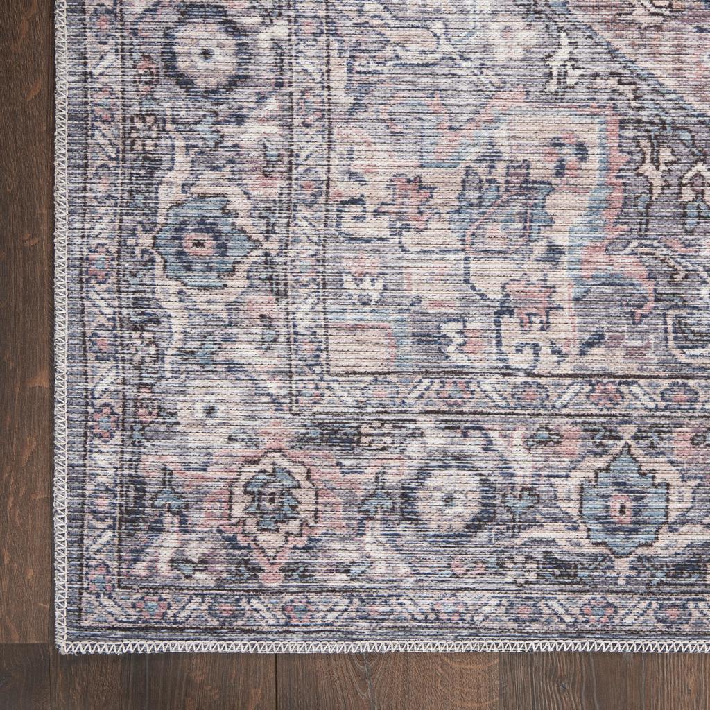 Nourison Home New Concept Washables SR101 Grey Indoor Runner - Vintage Machine Woven Machine Made Low Pile