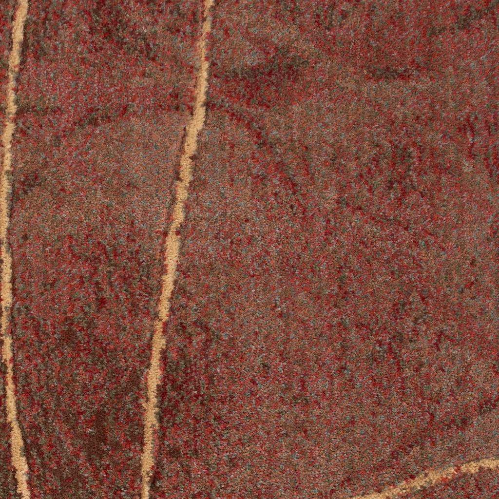 Nourison Home Somerset ST74 Multicolor Indoor Round Area Rug - Rustic Power Loomed Machine Made Medium Pile