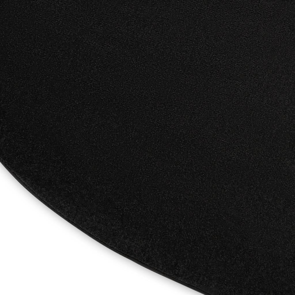 Nourison Home Nourison Essentials NRE01 Black Indoor/Outdoor Oval Area Rug - Outdoor Power Loomed Machine Made Low Pile