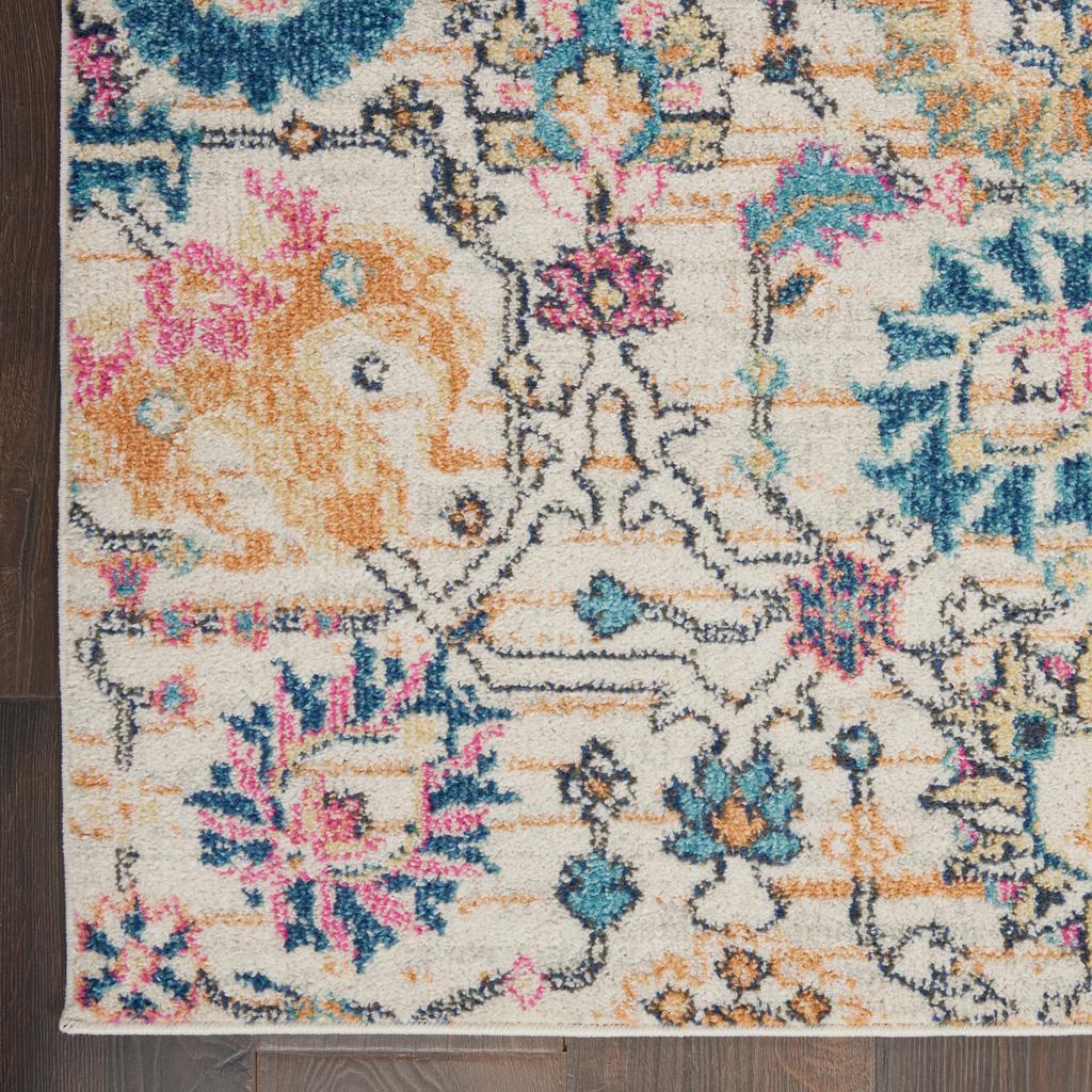 Nourison Home Passion PSN01 Ivory Multicolor Indoor Runner - Bohemian Power Loomed Machine Made Medium Pile