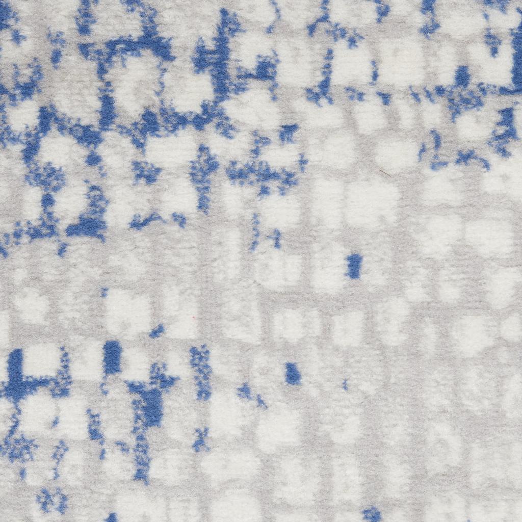 Nourison Home Whimsicle WHS07 Grey Blue Indoor Rectangle Area Rug - Modern Power Loomed Machine Made Low Pile