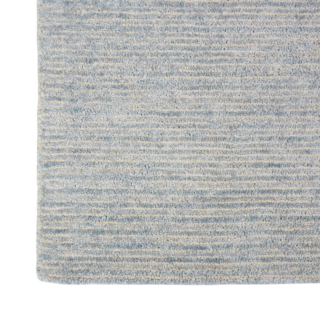 Nourison Home Weston WES01 Light Blue Indoor Runner - Modern Tufted Handmade Medium Pile