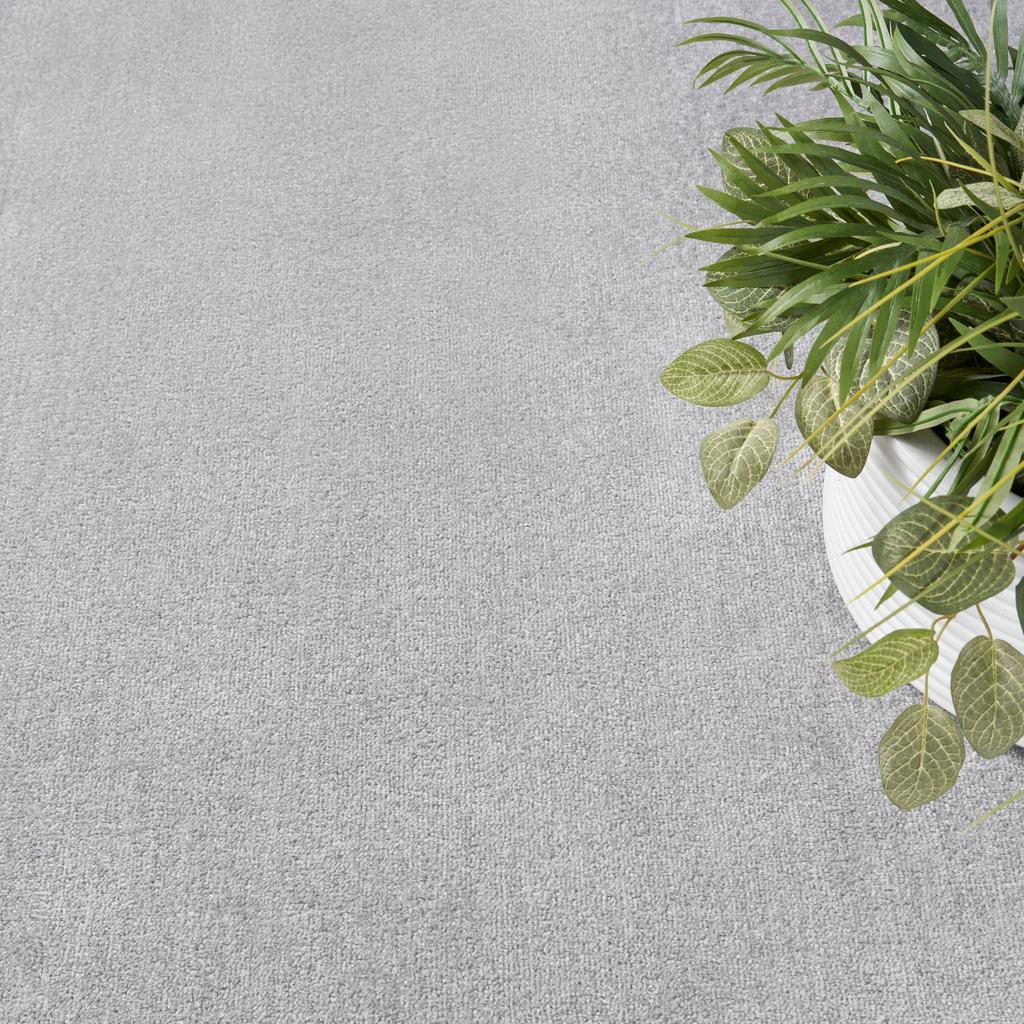 Nourison Home Nourison Essentials NRE01 Silver Grey Indoor/Outdoor Oval Area Rug - Outdoor Power Loomed Machine Made Low Pile