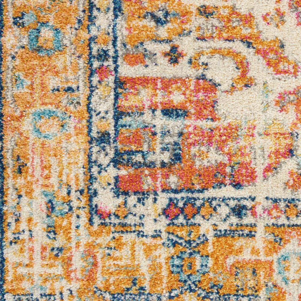 Nourison Home Passion PSN23 Ivory Yellow Indoor Runner - Bohemian Power Loomed Machine Made Medium Pile