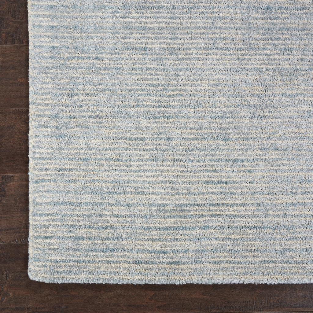 Nourison Home Weston WES01 Light Blue Indoor Runner - Modern Tufted Handmade Medium Pile