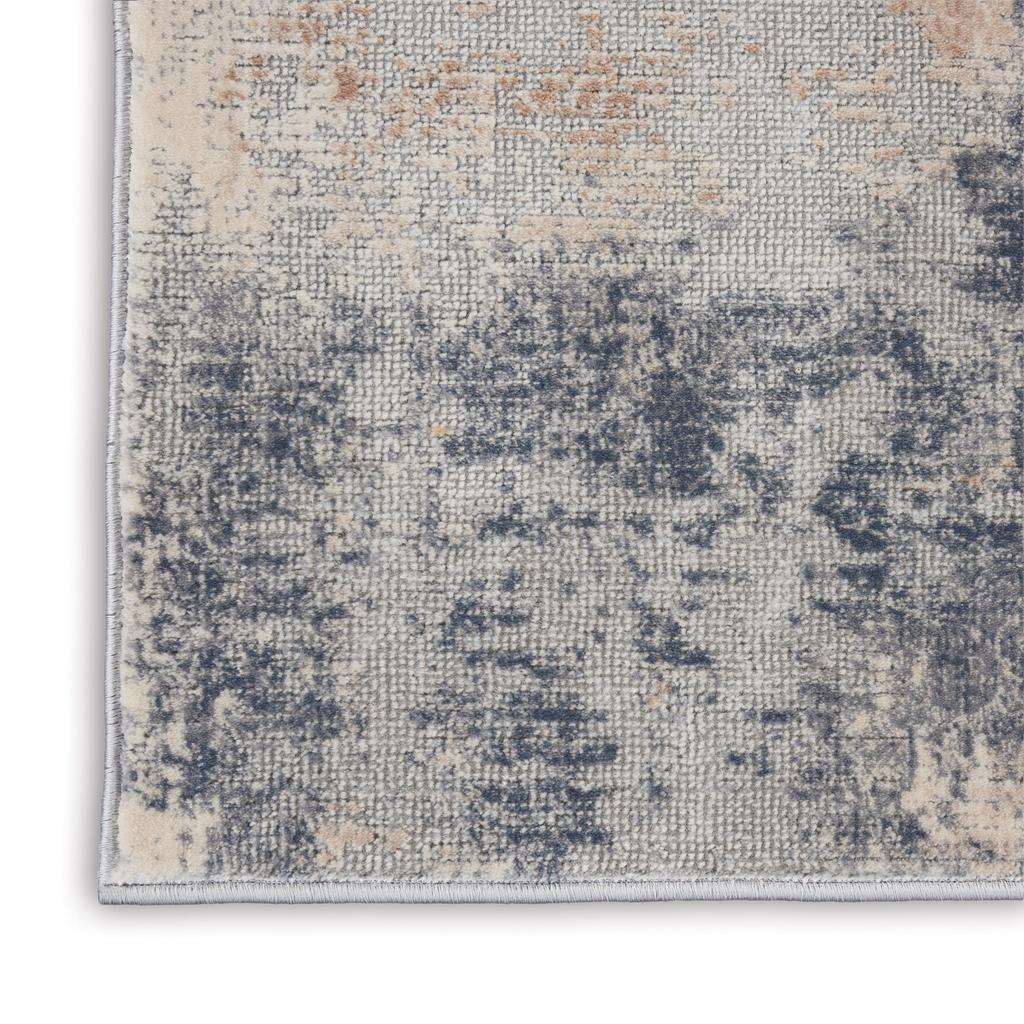 Nourison Home Rustic Textures RUS02 Beige Grey Indoor Runner - Modern Power Loomed Machine Made Medium Pile