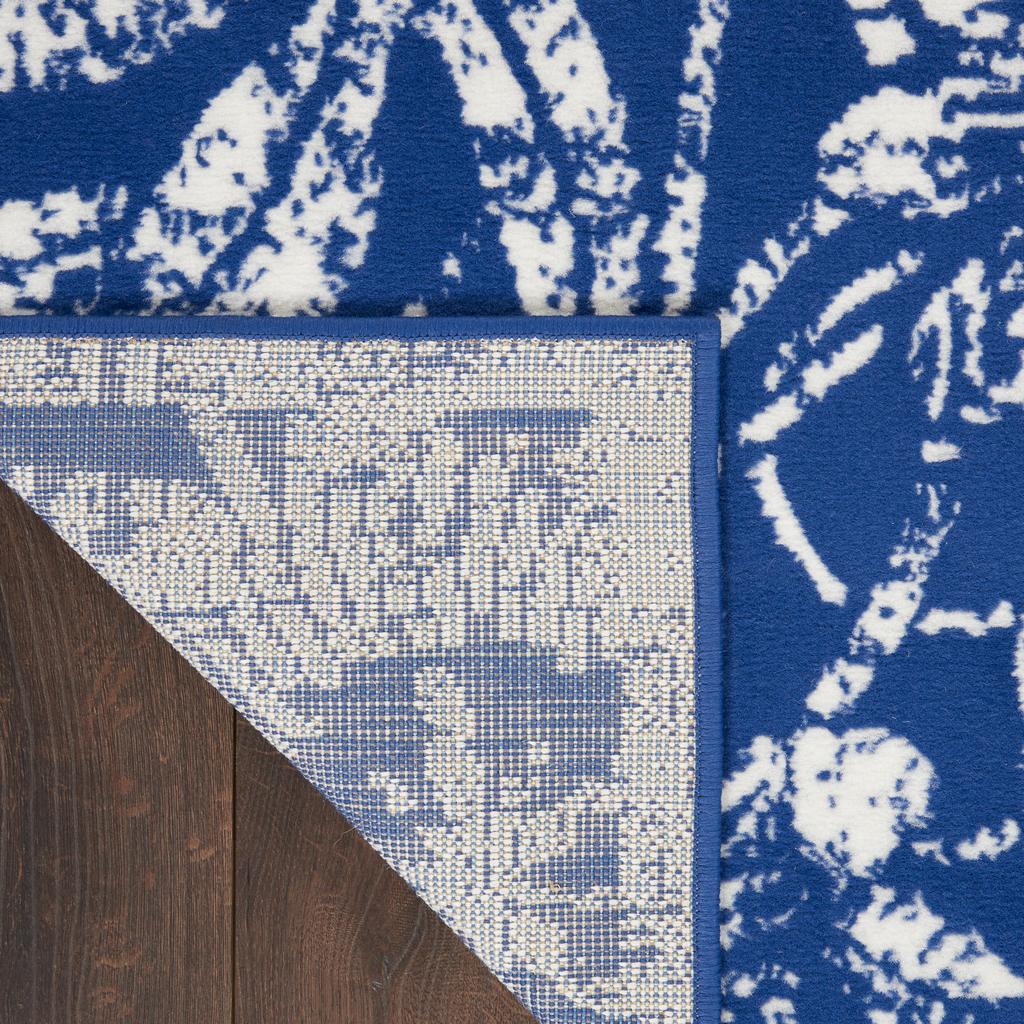 Nourison Home Whimsicle WHS05 Navy Indoor Runner - Farmhouse Power Loomed Machine Made Low Pile