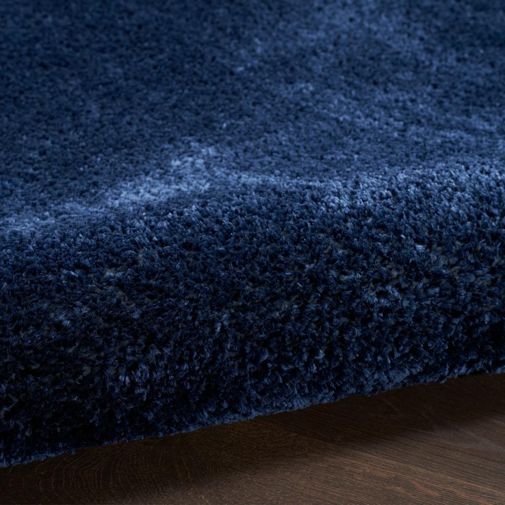Nourison Home Pacific Shag PCS01 Navy Indoor Rectangle Area Rug - Shag Power Loomed Machine Made High Pile