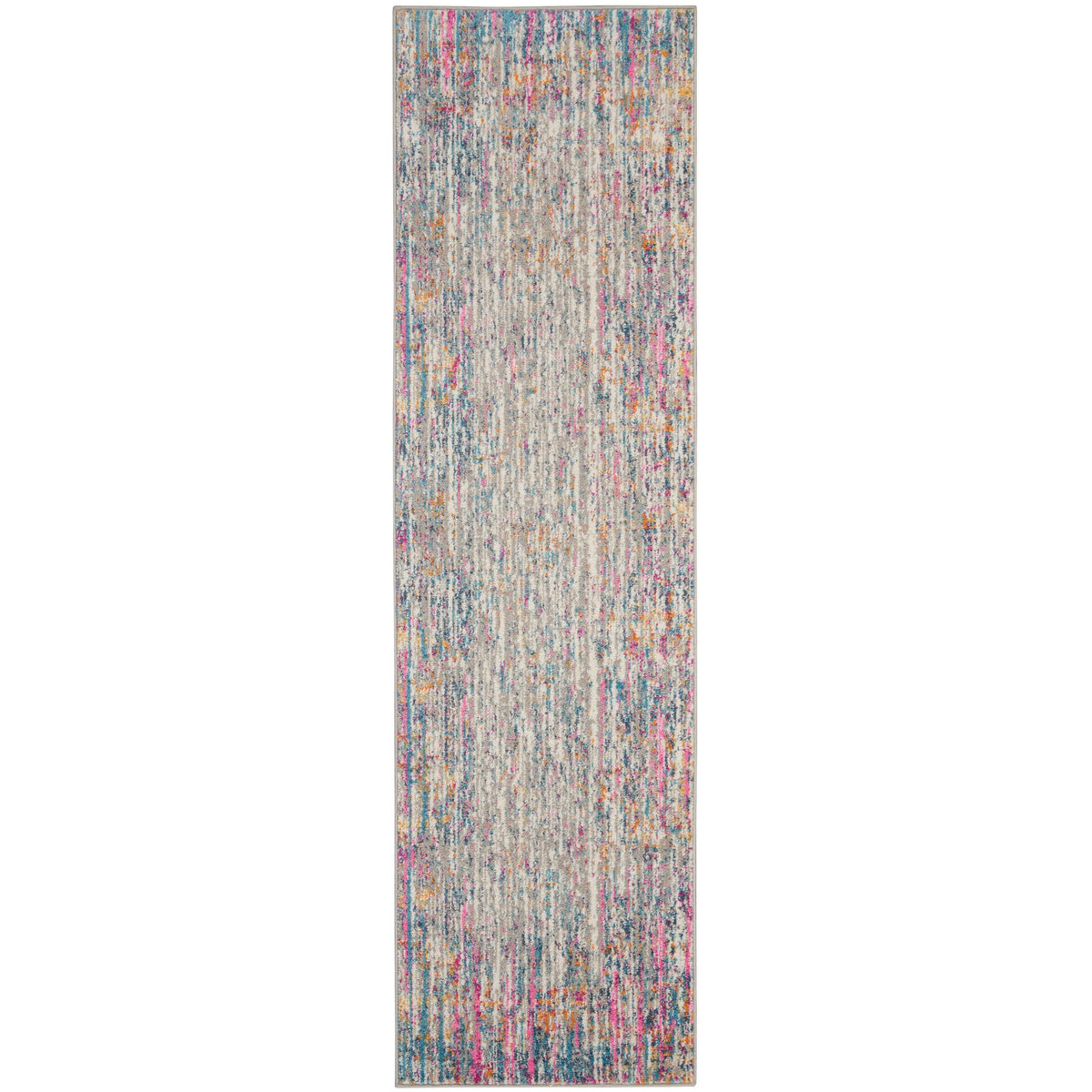 Nourison Home Passion PSN09 Ivory Multicolor Indoor Runner - Modern Power Loomed Machine Made Medium Pile