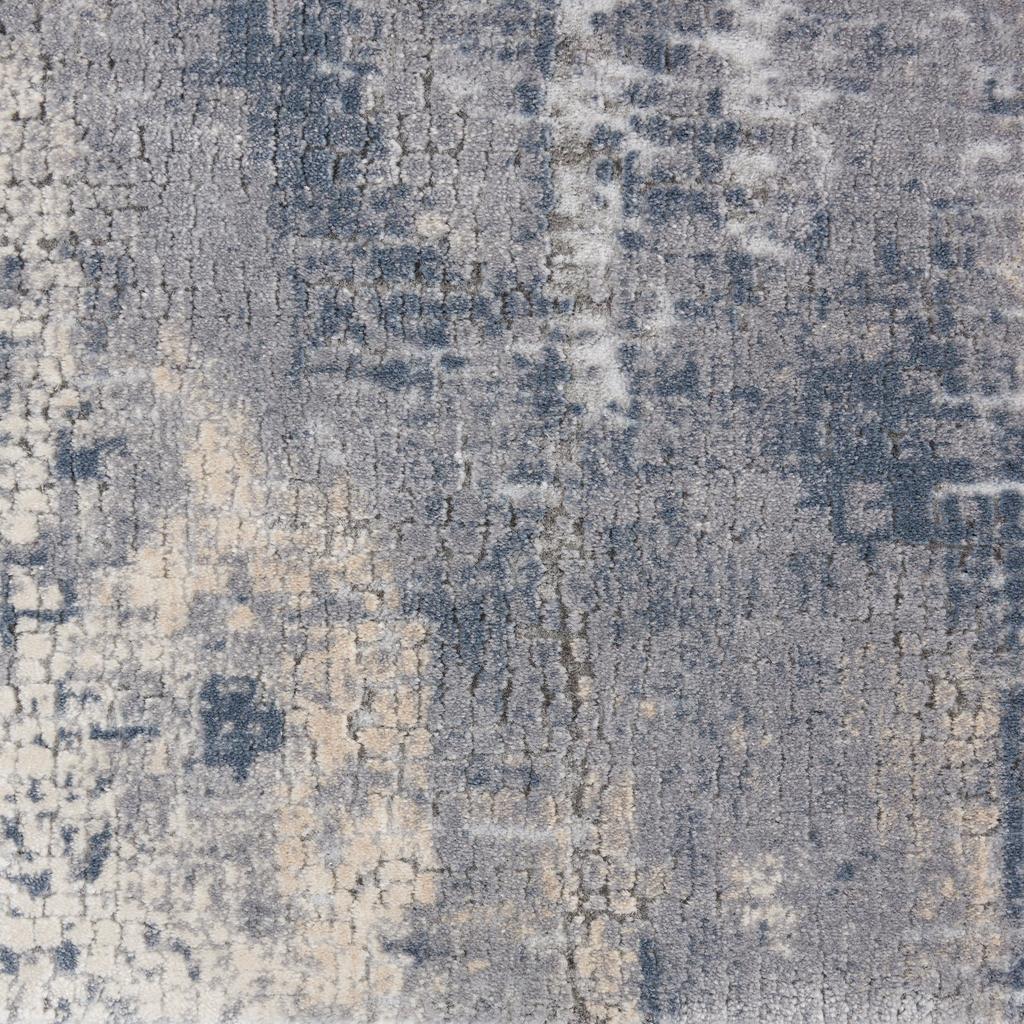 Nourison Home Rustic Textures RUS06 Grey Beige Indoor Runner - Modern Power Loomed Machine Made Medium Pile