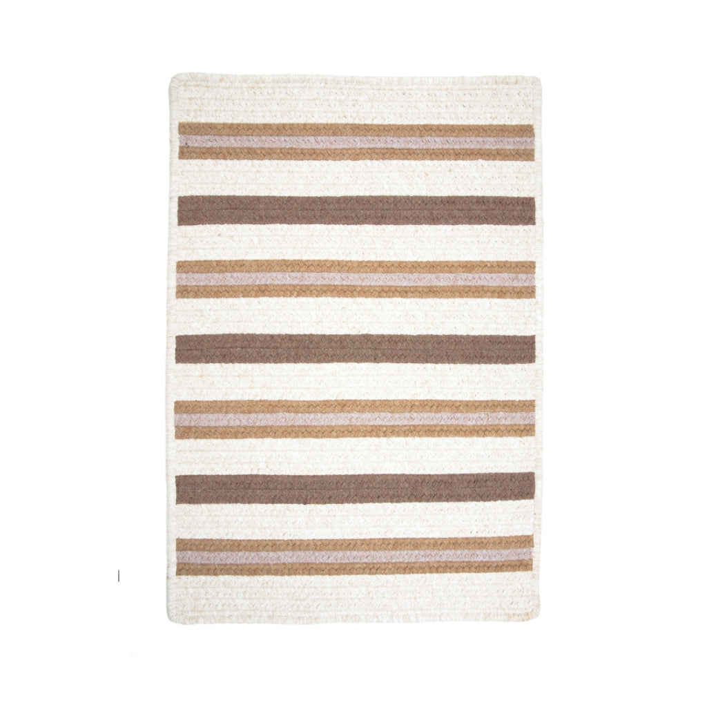 Colonial Mills Allure Haystack Rectangle &amp; Square Indoor Area Rug - Trendy Reversible Low Pile Living Room Rug with Stripe Design