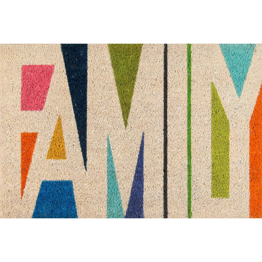 Momeni Aloha ALO-1 Multi Family Indoor / Outdoor Rectangle Floor Mat - Stain and Water Resistant Floor Mat Made of All Natural Coir Fiber-