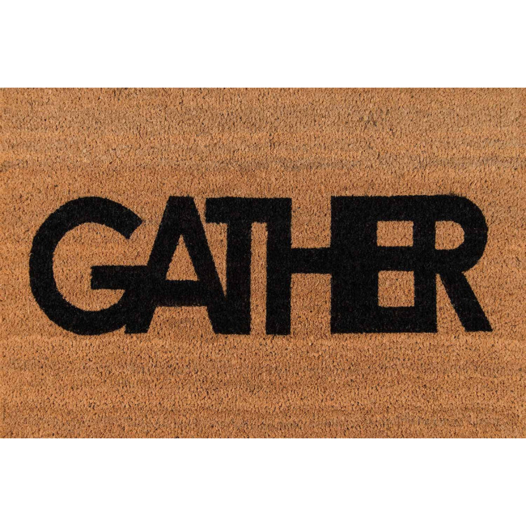 Momeni Aloha ALO-9 Natural Gather Indoor / Outdoor Rectangle Floor Mat - Stain and Water Resistant Floor Mat Made of All Natural Coir Fiber-