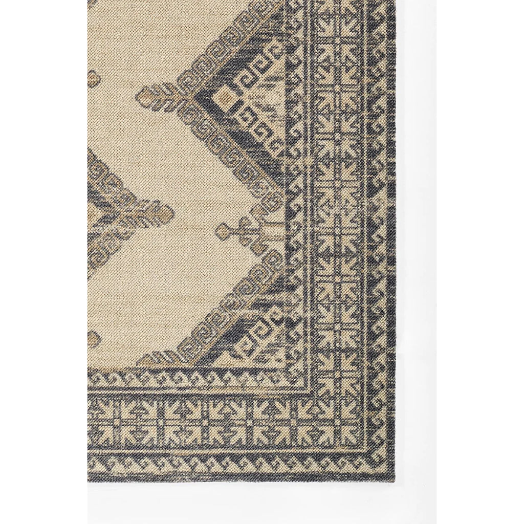 Momeni Anatolia ANA-10 Charcoal Indoor Rectangle Area Rug &amp; Runner - Trendy Machine Made Rug with Traditional Design Made of High Quality Wool &amp; Nylon