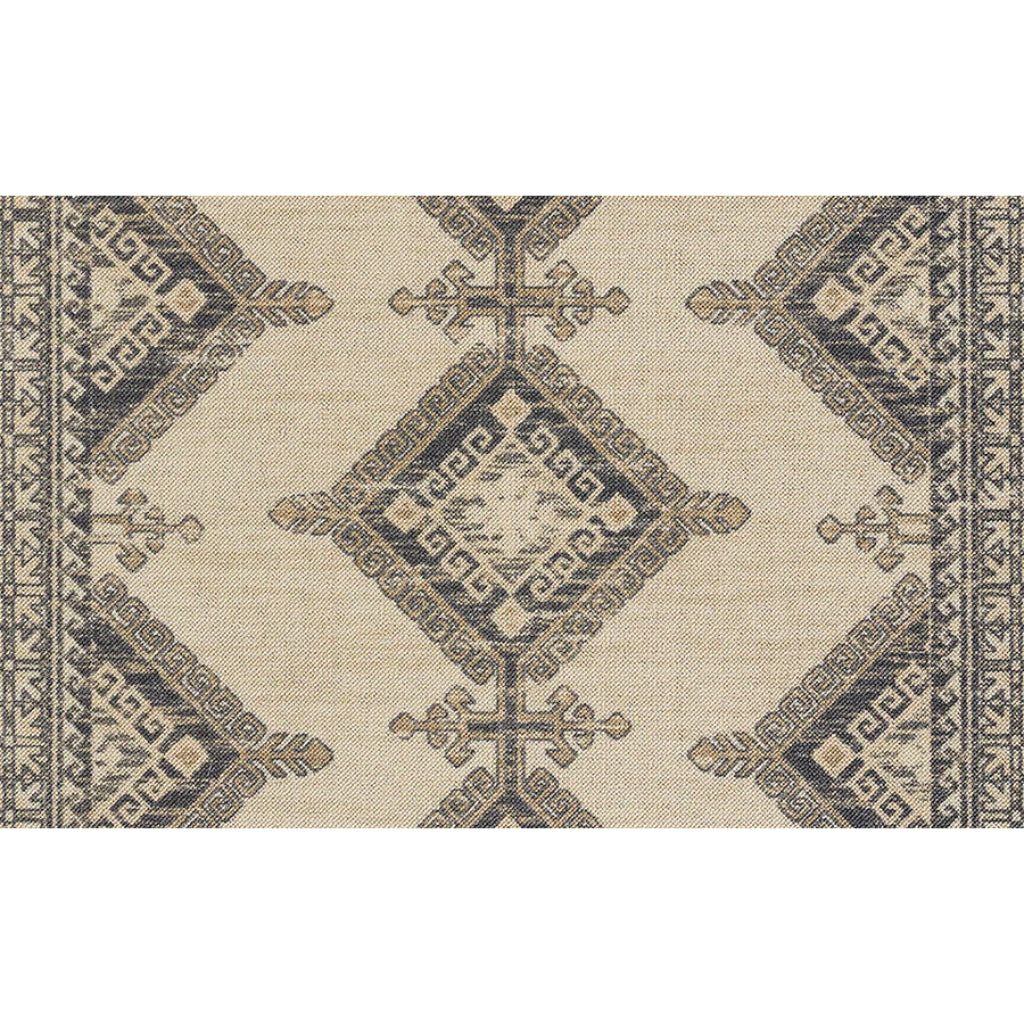 Momeni Anatolia ANA-10 Charcoal Indoor Rectangle Area Rug &amp; Runner - Trendy Machine Made Rug with Traditional Design Made of High Quality Wool &amp; Nylon