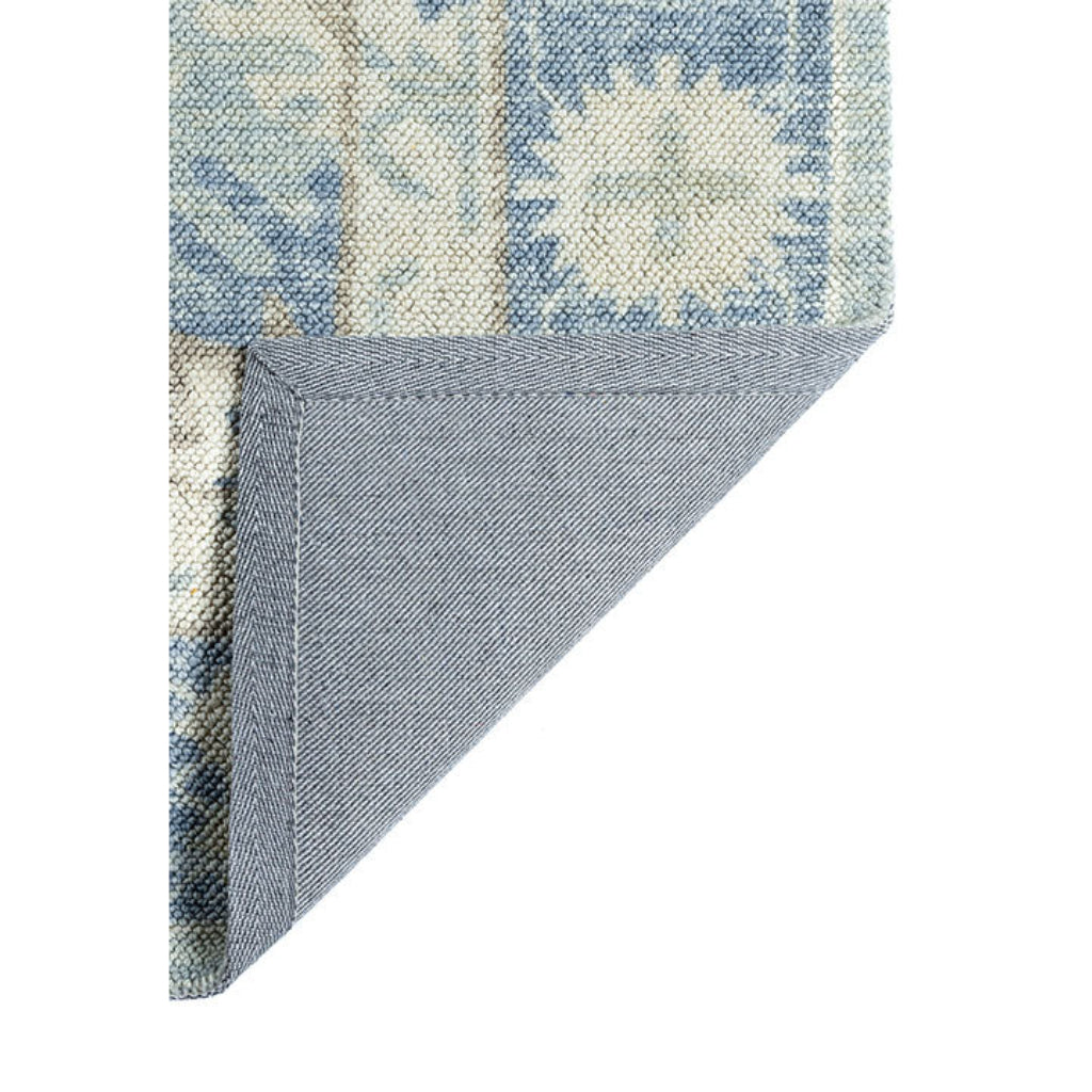 Momeni Anatolia ANA-1 Blue Indoor Rectangle Runner - Stylish Machine Made Rug with Modern Tribal Design Made of High Quality Wool &amp; Nylon