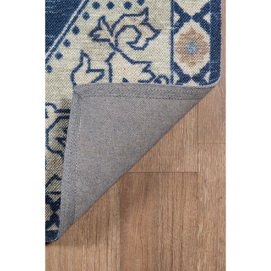 Momeni Anatolia ANA-3 Navy Indoor Rectangle Area Rug - Exquisite Machine Made Rug with Traditional Design Made of High Quality Wool &amp; Nylon