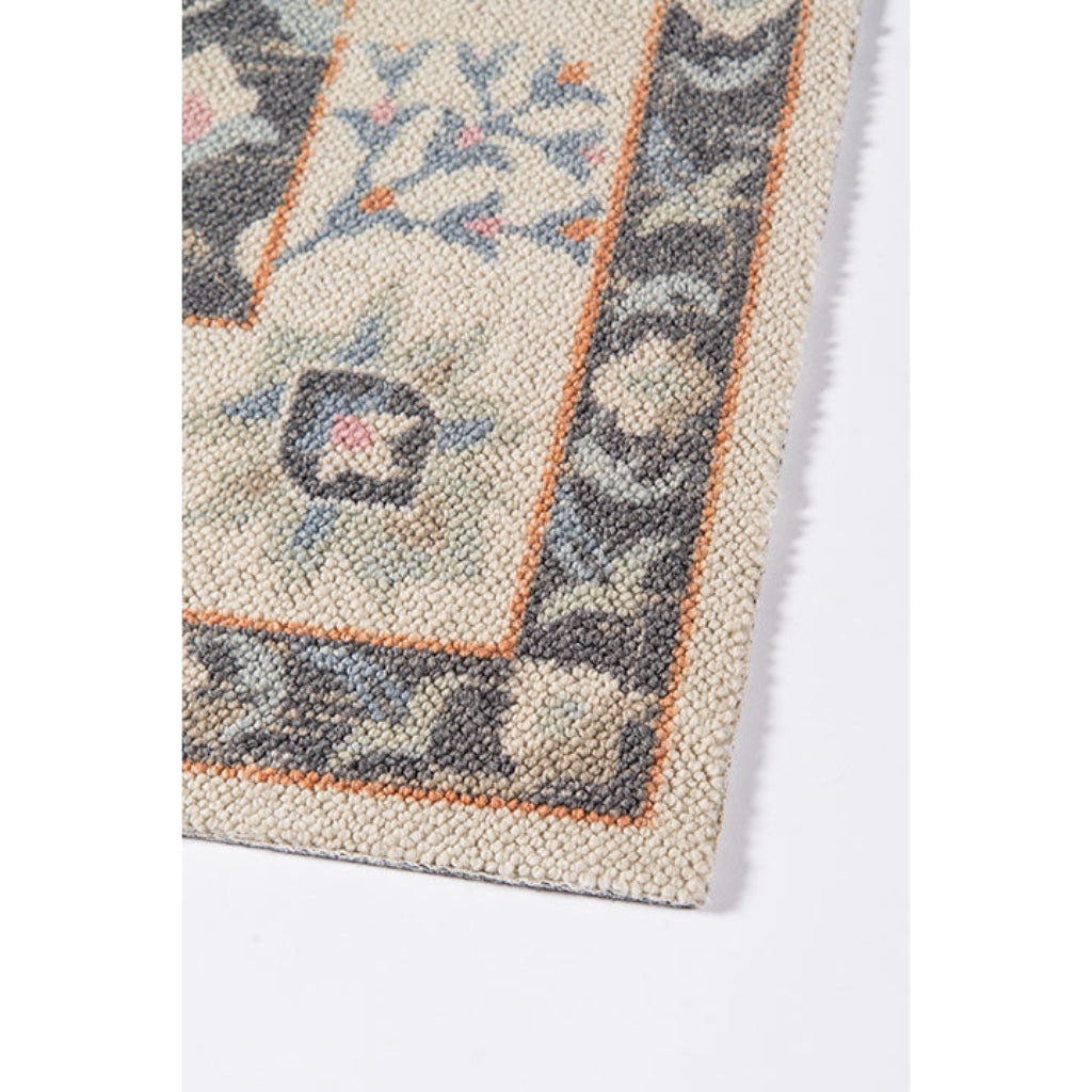 Momeni Anatolia ANA-8 Charcoal Indoor Rectangle Runner - Elegant Machine Made Rug with Traditional Floral Design Made of High Quality Wool &amp; Nylon