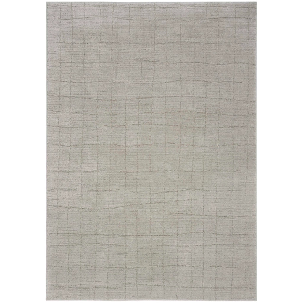 Nourison Home Andes AND04 Gray Rectangle Indoor Area Rug - Power Loomed Medium Pile Rug-