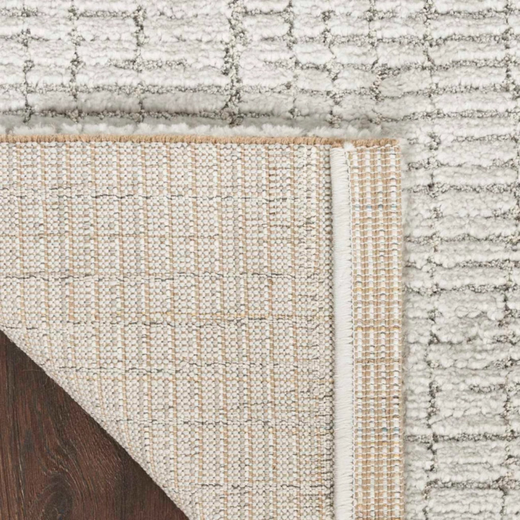 Nourison Home Andes AND06 Dark Gray Rectangle Indoor Area Rug - Power Loomed Medium Pile Rug