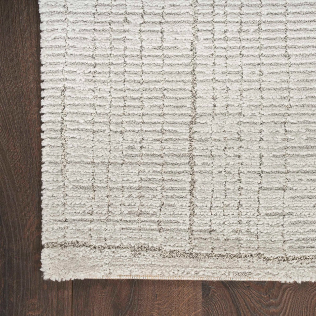 Nourison Home Andes AND06 Dark Gray Rectangle Indoor Area Rug - Power Loomed Medium Pile Rug