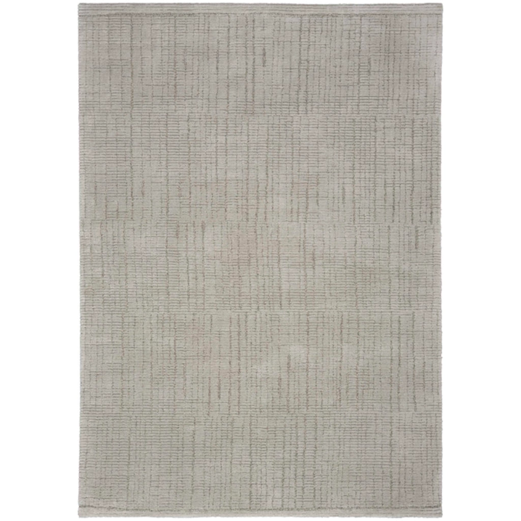 Nourison Home Andes AND06 Dark Gray Rectangle Indoor Area Rug - Power Loomed Medium Pile Rug-