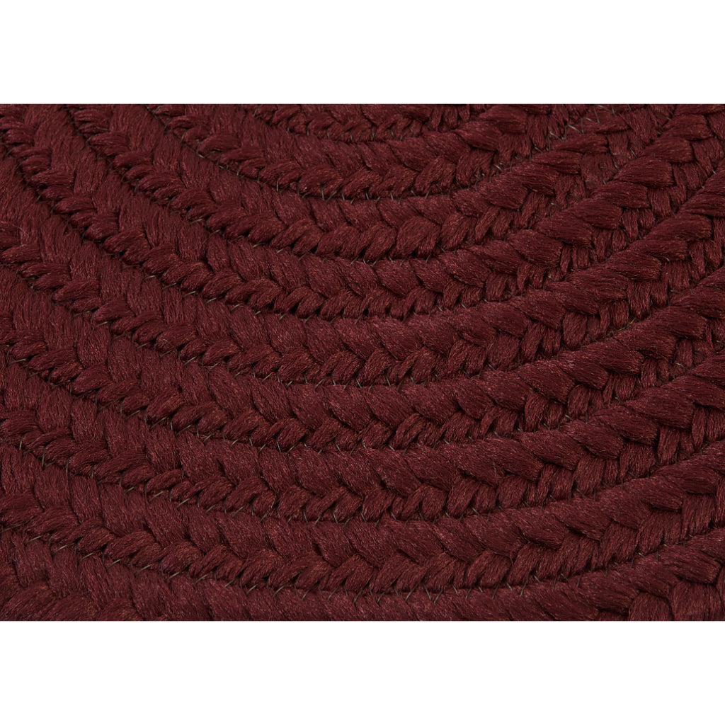 Colonial Mills Boca Raton Corona Handmade Oval Runner - Trendy Stain and Fade Resistant Braided Indoor / Outdoor Rug