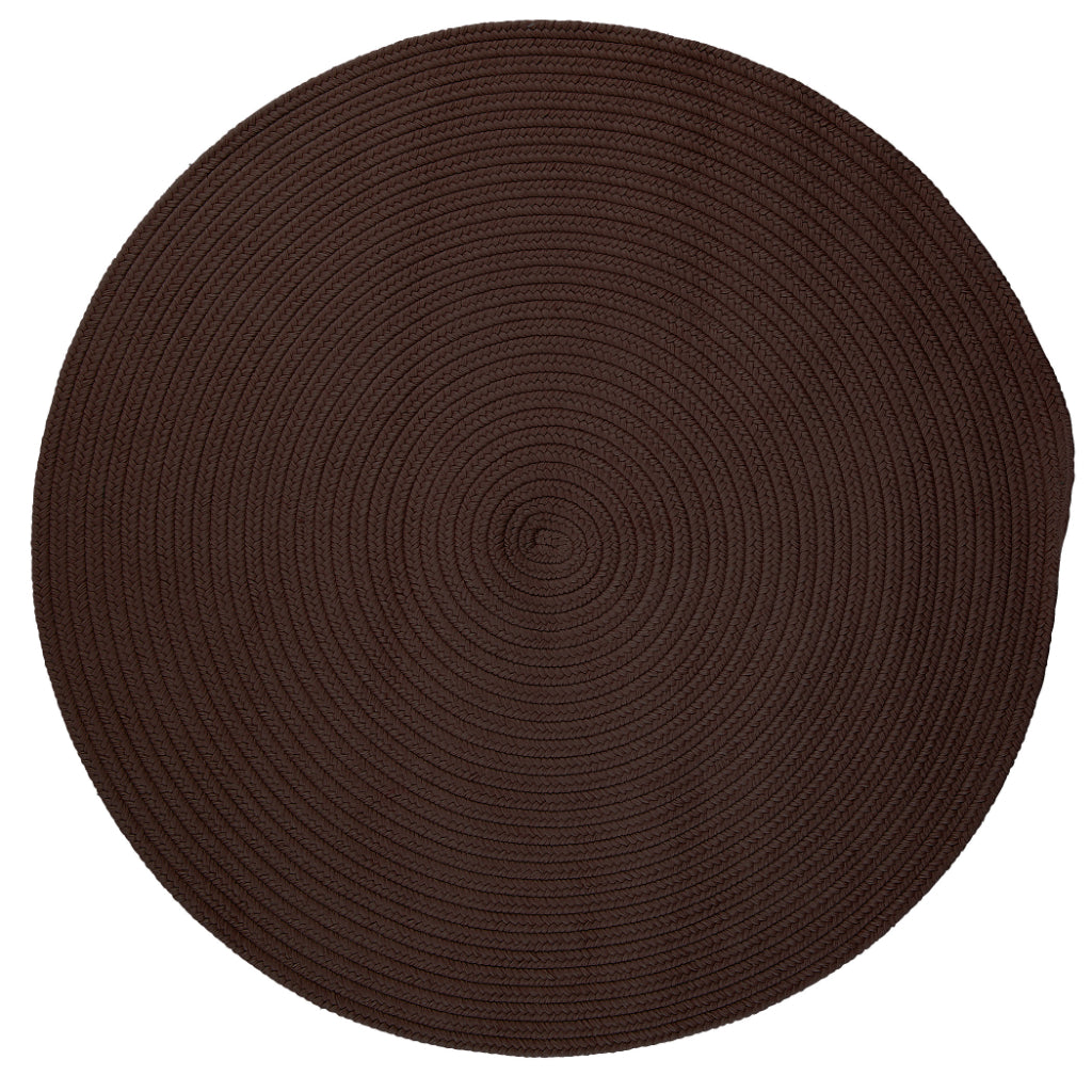 Colonial Mills Boca Raton Mink Handmade Round Area Rug - Elegant Stain and Fade Resistant Braided Indoor / Outdoor Rug