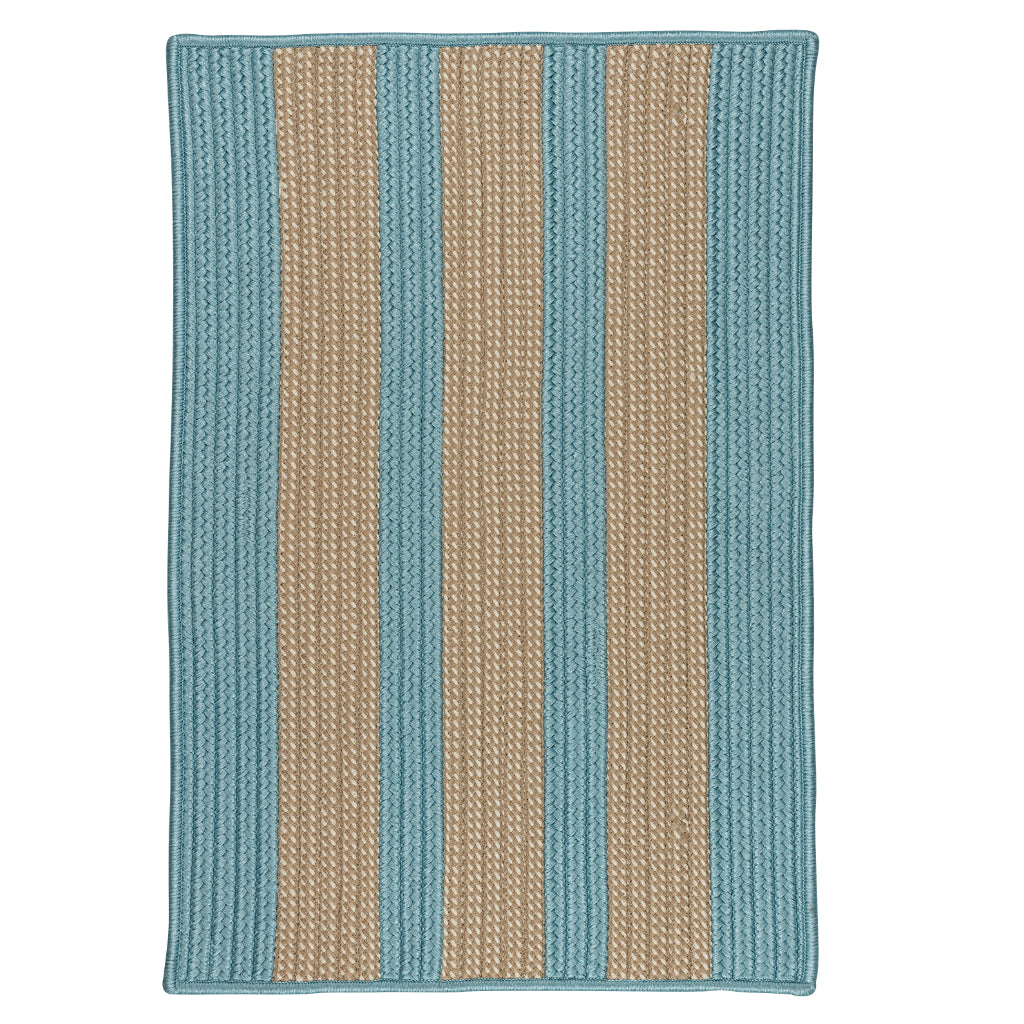 Colonial Mills Boat House Light Blue Handmade Indoor / Outdoor Area Rug - Vibrant Stain &amp; Fade Resistant Rectangle / Square Rug