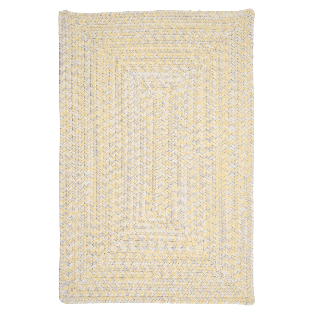 Colonial Mills Catalina Multicolor Rectangle Indoor / Outdoor Area Rug - Stain &amp; Fade Resistant Reversible Rug with Yellow &amp; Gray Accent