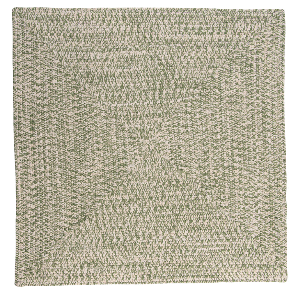 Colonial Mills Catalina Greenery Square Indoor / Outdoor Area Rug - Reversible Stain &amp; Fade Resistant Rug