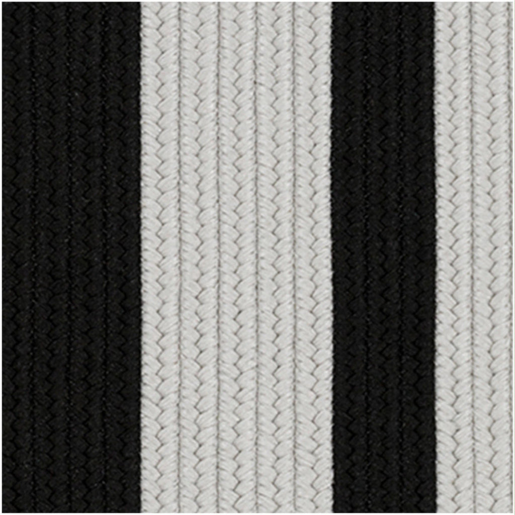 Colonial Mills Everglades Vertical Stripe Black Shadow Rectangle Area Rug - Stain &amp; Fade Resistant Indoor / Outdoor Rug