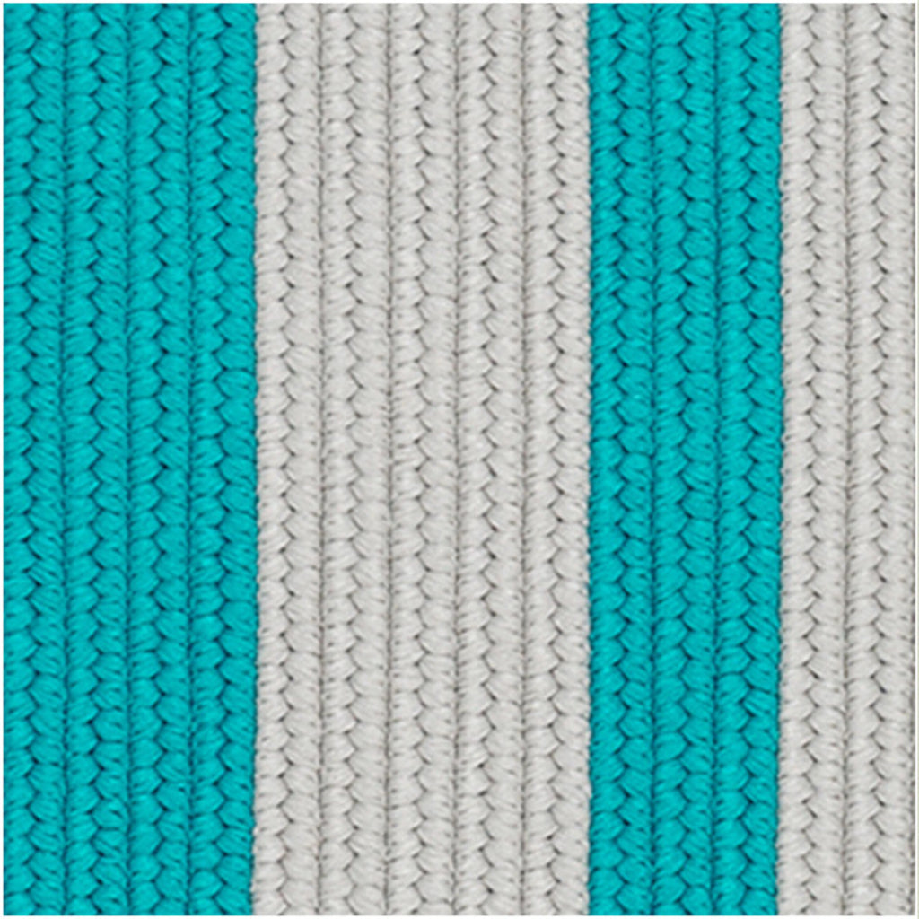 Colonial Mills Everglades Vertical Stripe Turquoise Rectangle Area Rug - Stain &amp; Fade Resistant Indoor / Outdoor Rug