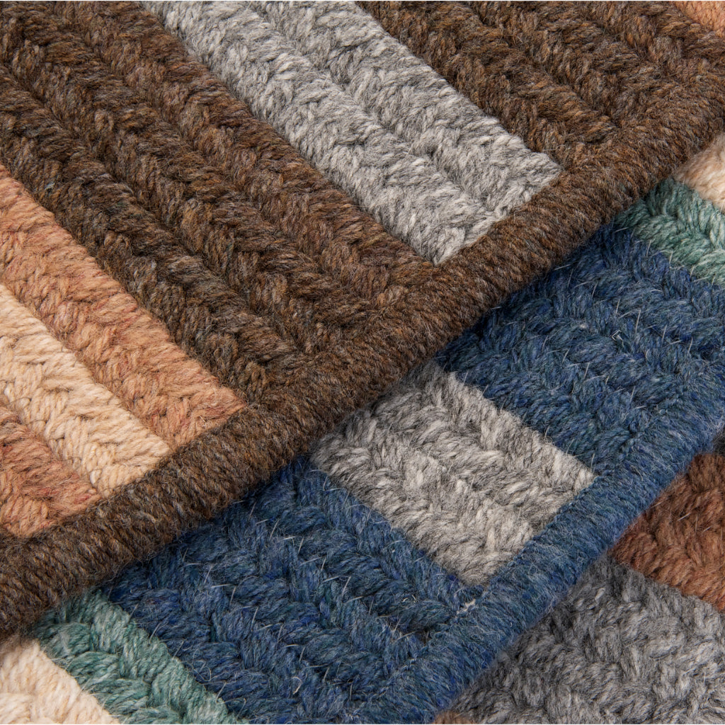 Colonial Mills Elmdale Multicolor Indoor Reversible Runner - Stylish Braided Handmade Runner with Beige &amp; Gray Stripes